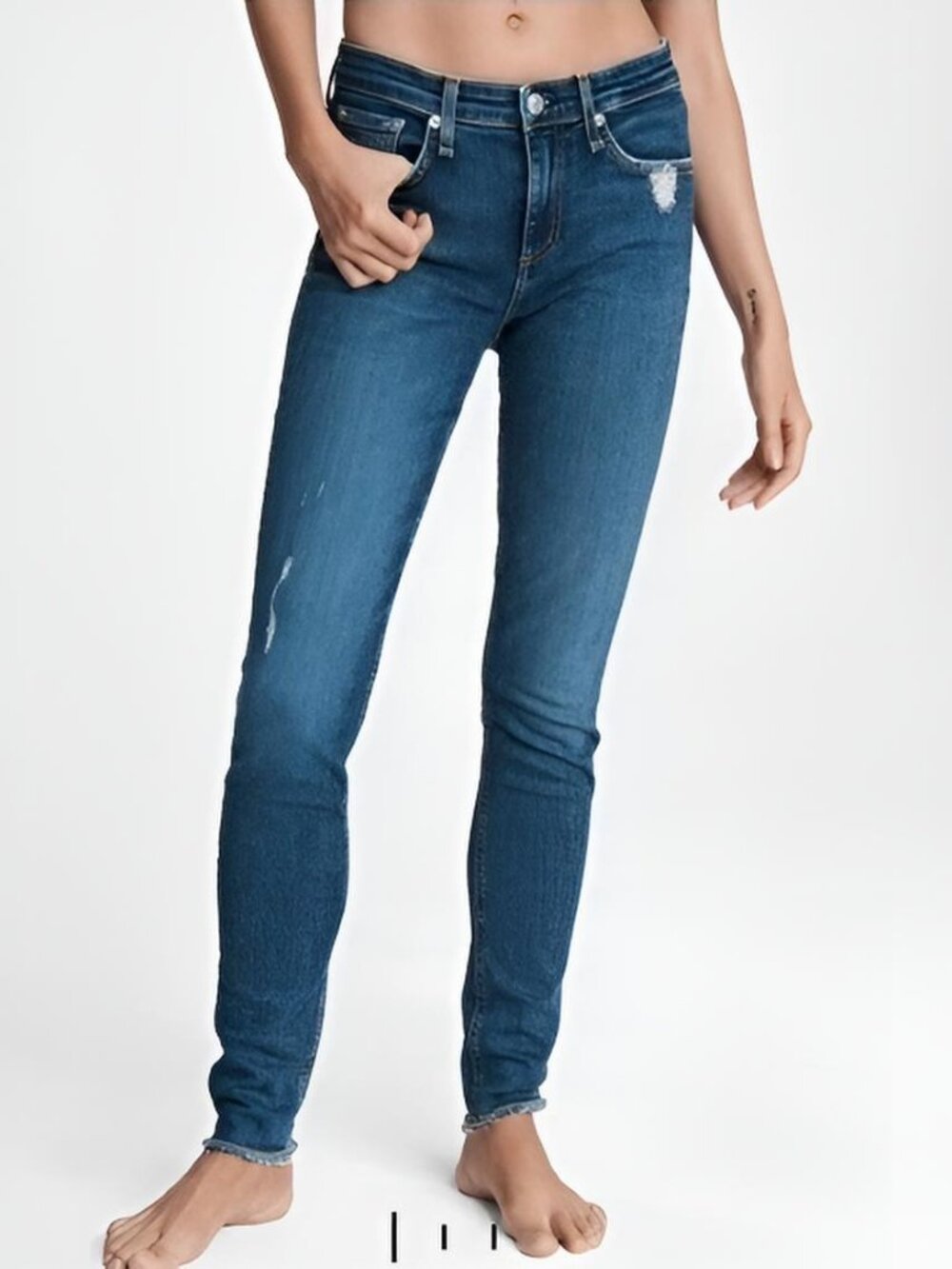 Rag & Bone Cate Mid-Rise Skinny Jeans La Paz Wash Size 27 EUC